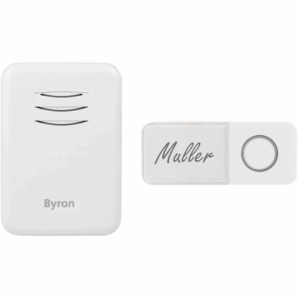 Byron Trådløs ringeklokke Batteridrevet