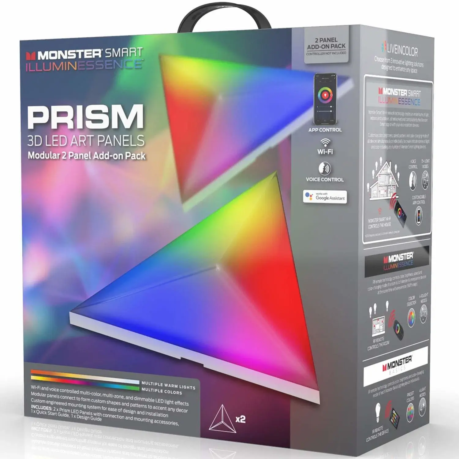 Monster Illuminessence Prism 3D LED-paneler tillegg