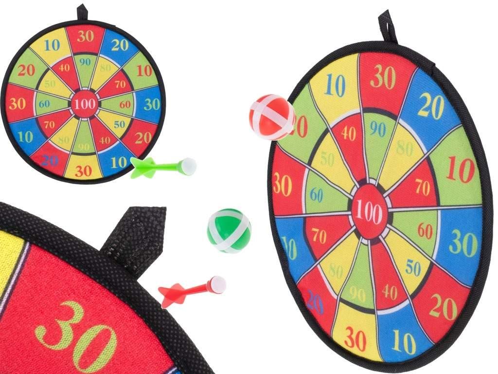 Pricenet Sikkert kastespill med skive og baller, 28 cm