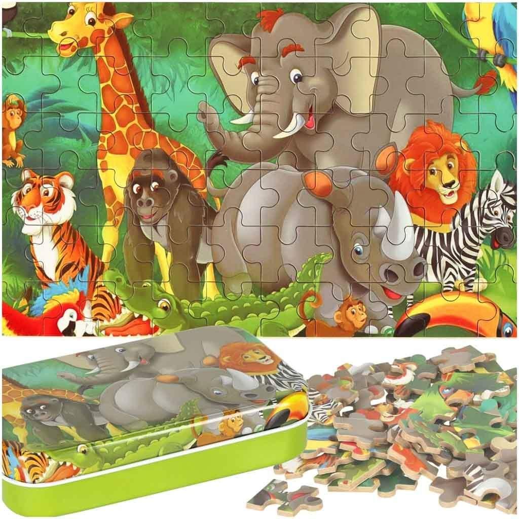 Pricenet Fairy Tale Animal Puzzle 60 brikker - utvikler ferdigheter