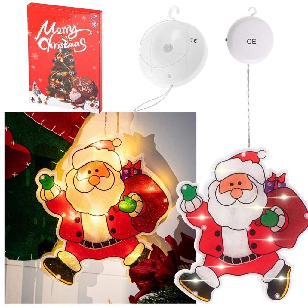 Pricenet Batteridrevet LED-nisse 20cm med sugekopp
