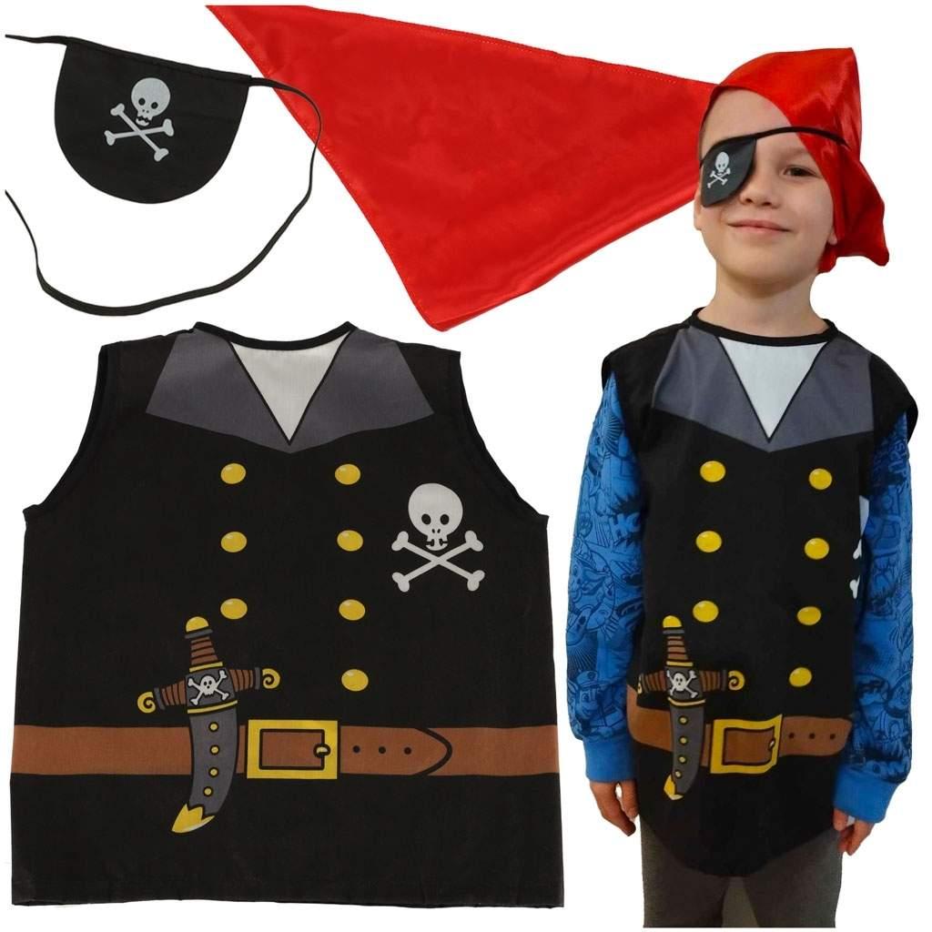 Pricenet Karnevalsdrakt Piratmatrosbarn 3-8 år