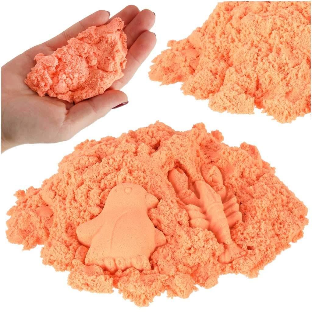 Pricenet Kinetic Sand 1 kg - Appelsinduft og formbar