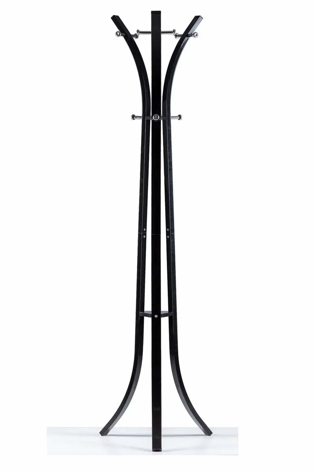 Modernhome Sort stabil metall kleshenger med 9 kroker