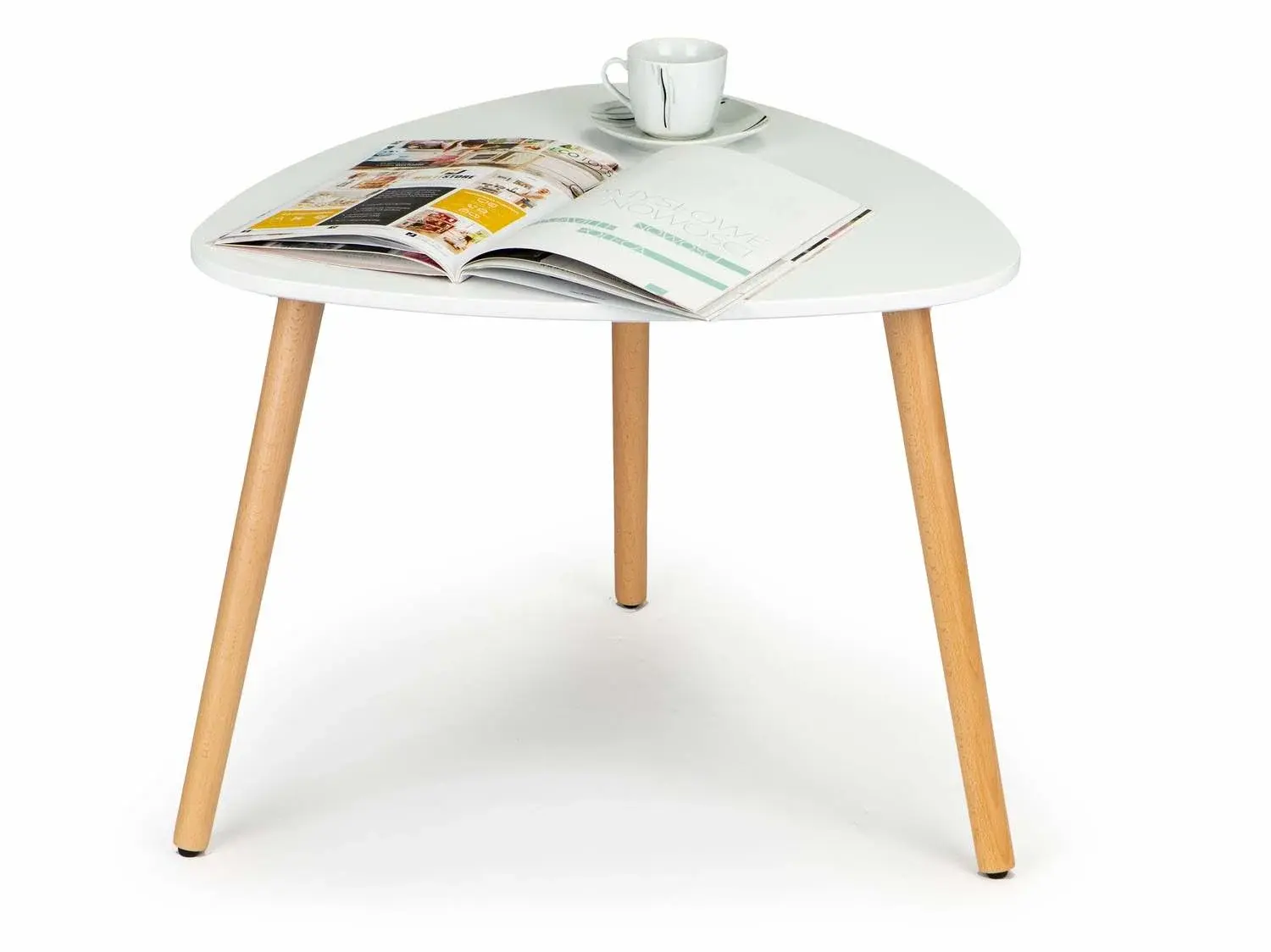 Modernhome Moderne skandinavisk salongbord, hvit MDF, stabilt