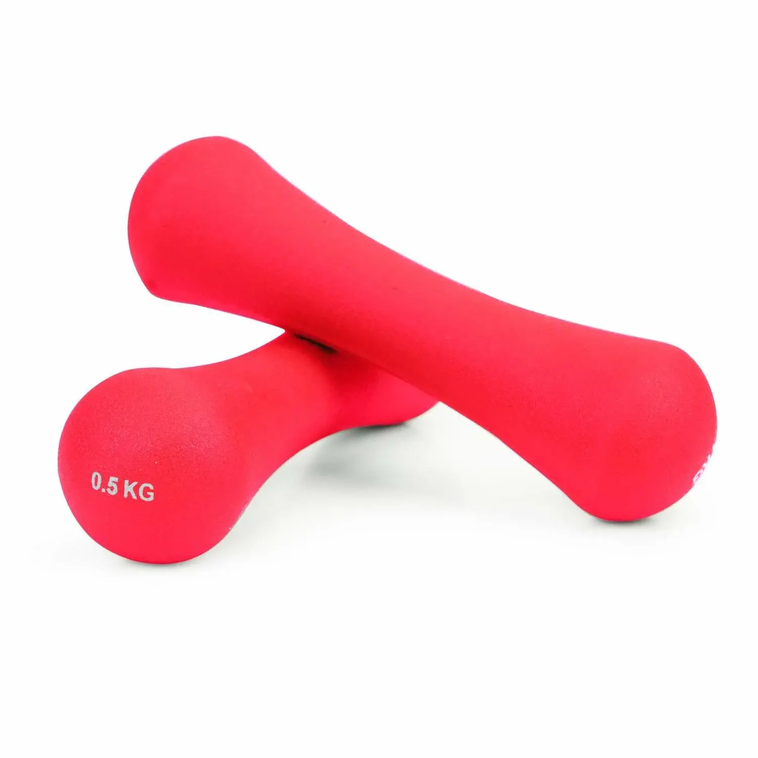 Modernhome Rosa neopren manualer 1 kg - Hjemmetrening