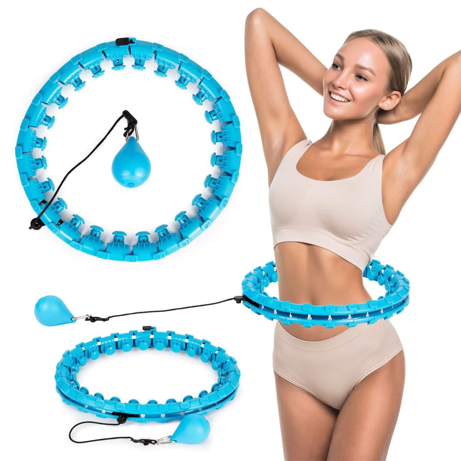 Modernhome Justerbar Massasje Hula Hoop med ekstra vekt