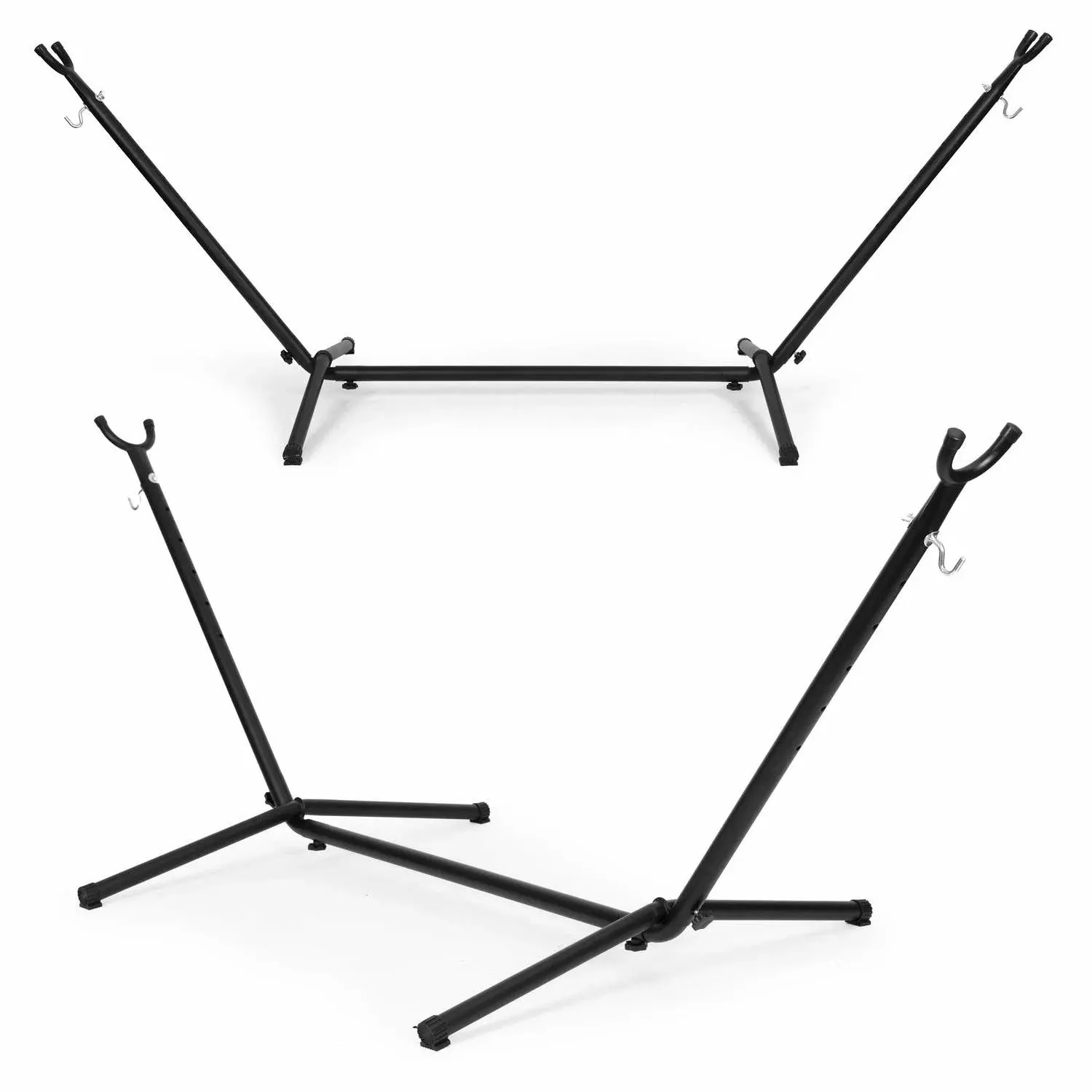 Modernhome Stor værbestandig hengekøye med metallramme, 150 kg