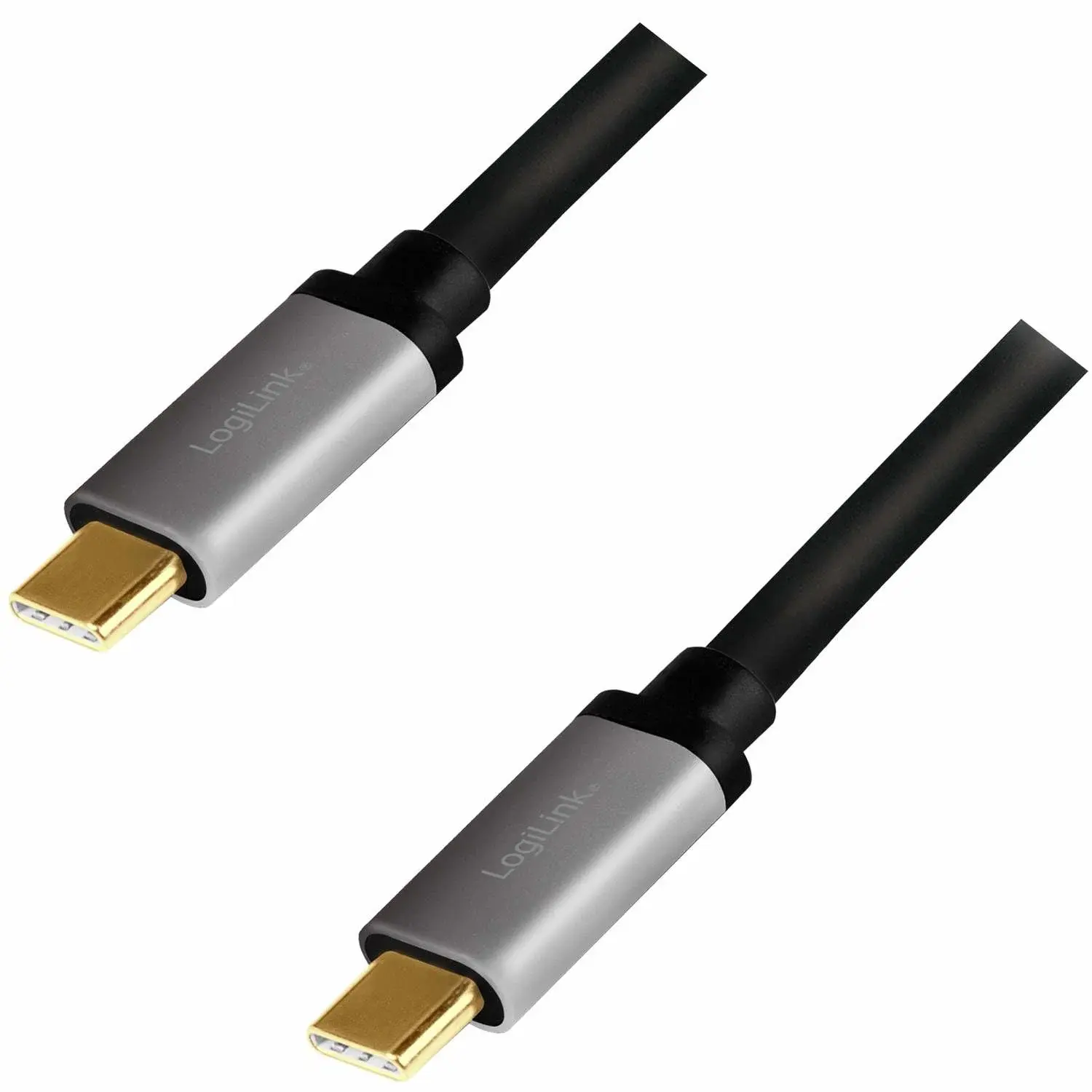LogiLink USB-C-kabel USB 2.0 PD 3.0 100W 480 Mbps Alu 1,5m
