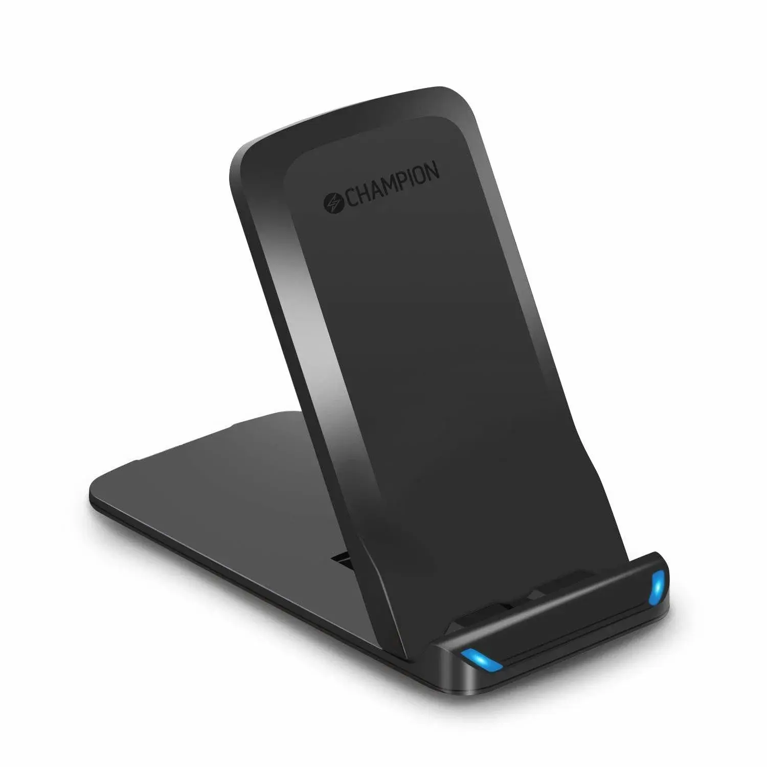 Champion Trådløs lader 10W QI Standing Black