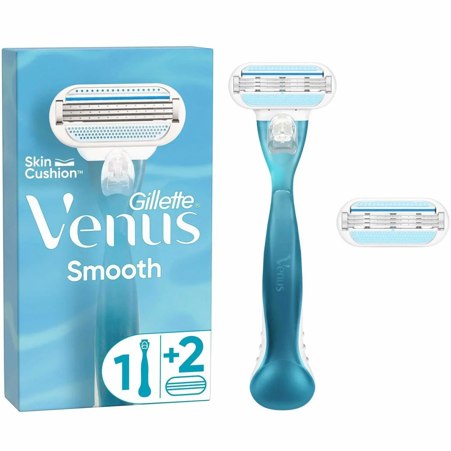 Gillette Barberhøvel Venus Smooth 2 barberblader