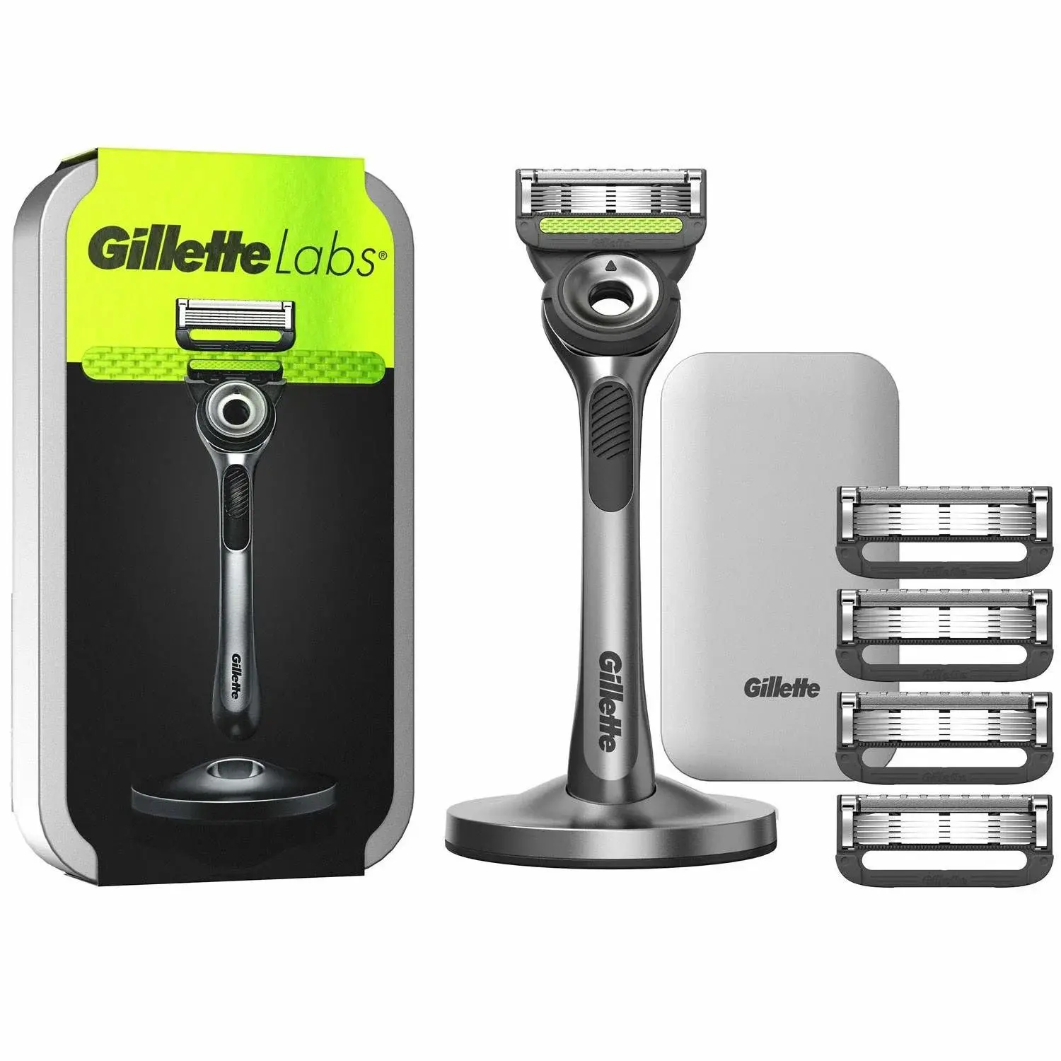 Gillette Razor Labs magnetstativ & reiseveske 5 stk