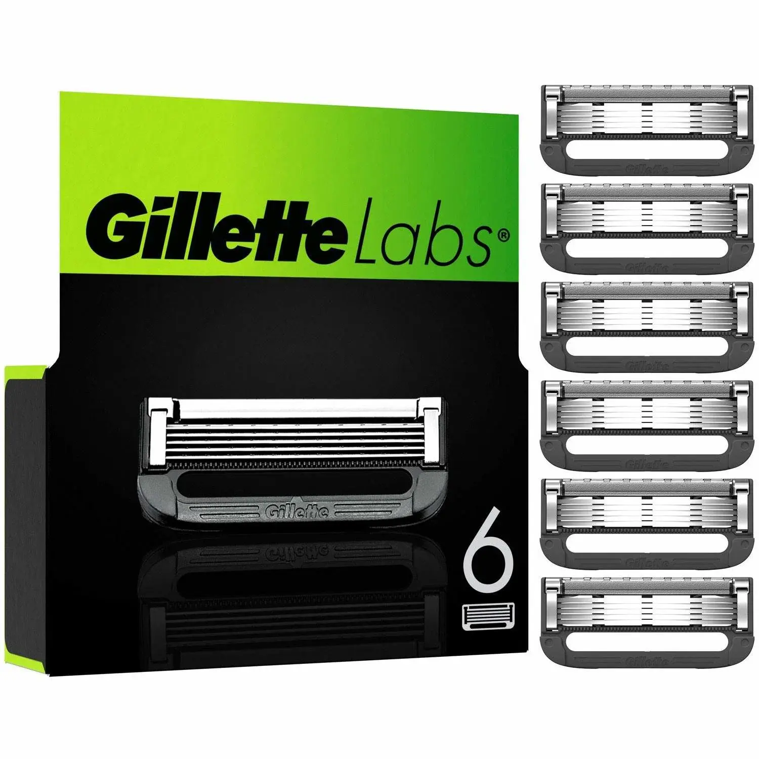 Gillette Barberblader Labs 6 stk