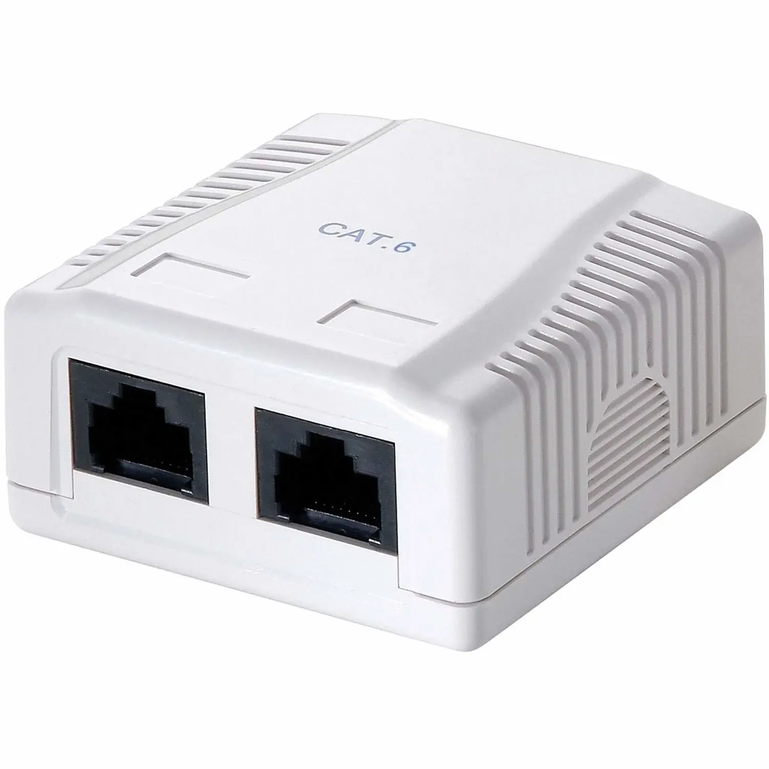 LogiLink Ekstern nettverkskontakt CAT6 2xRJ45 Hvit