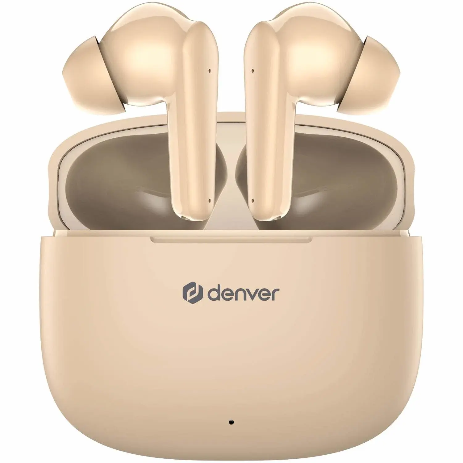 Denver TWE-48NU Ekte trådløse Bluetooth-hodetelefoner med ladeveske