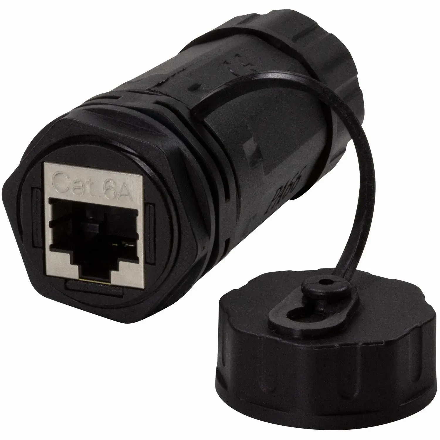 LogiLink CAT6A Skruetilkobling Utendørs 2 x RJ45 IP68 med kabelhylse