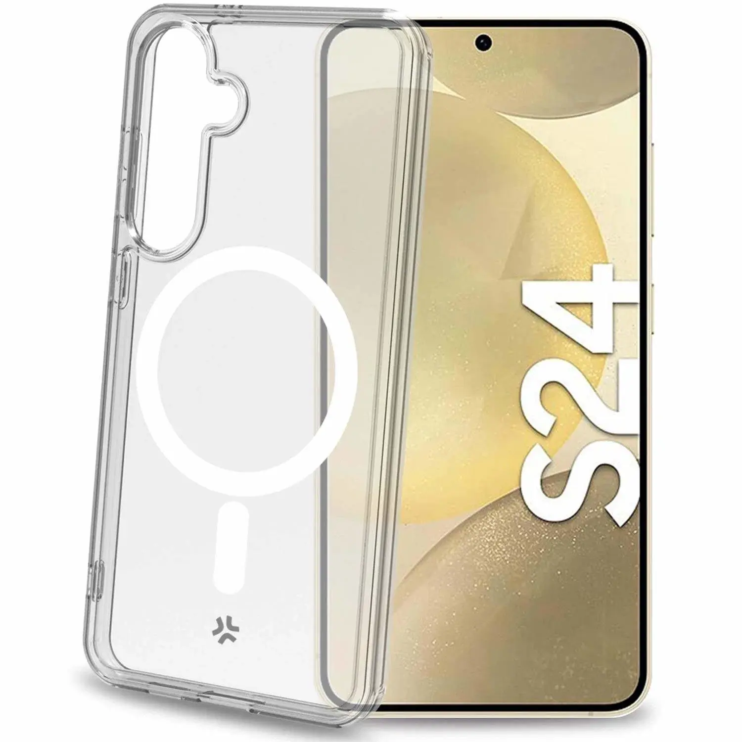 Celly Gelskinmag Magnetic TPU Cover Galaxy S24 5G Transparent