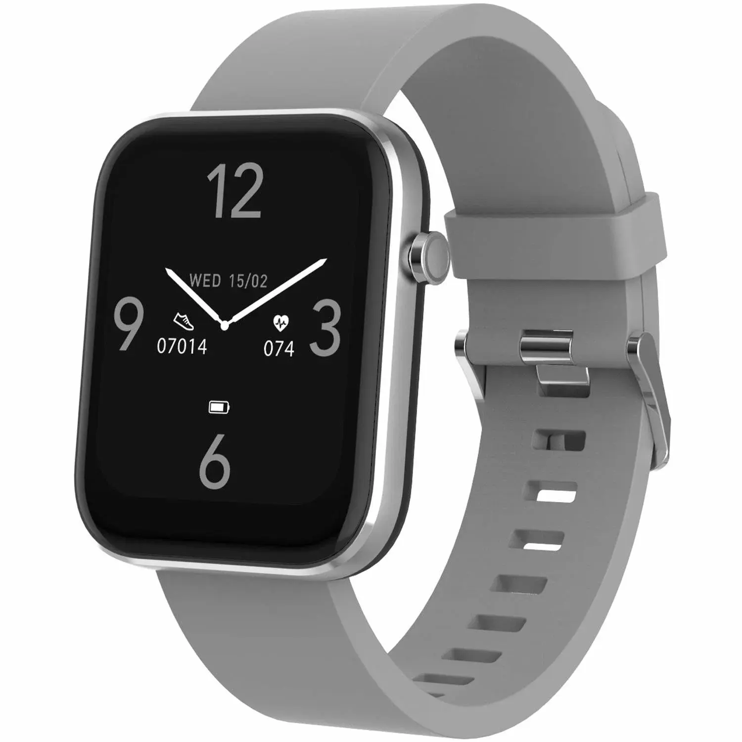 Denver SW-182GR Bluetooth smartklokke med pulsmåler, blodtrykk og blodoksygenmåler