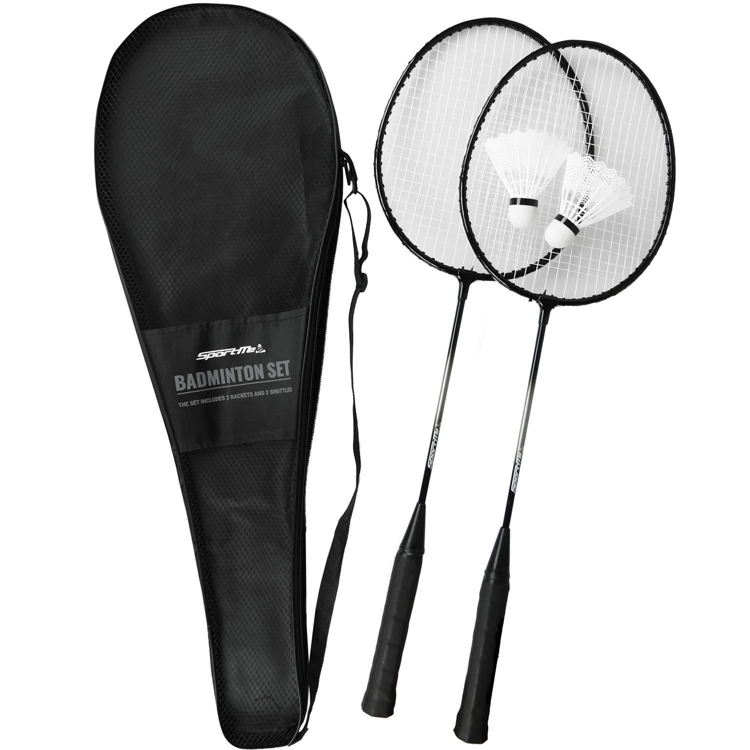 SportMe Badmintonracketsett med veske