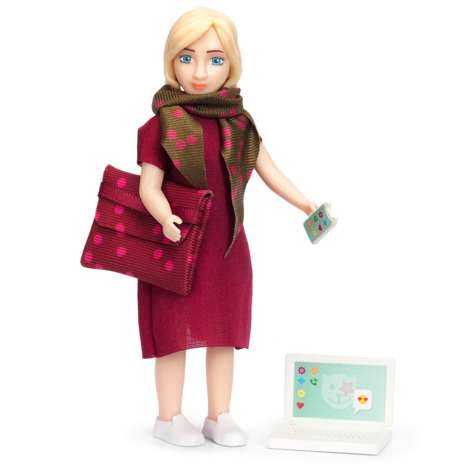 Lundby Dukke med datamaskin