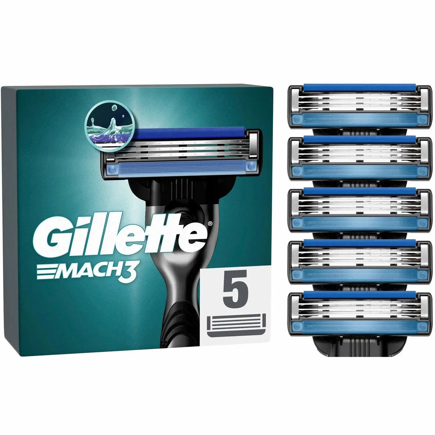 Gillette Barberblader Mach3 XL 8stk