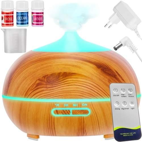 Ruhhy Aroma diffuser Luftfukter 400ml LED Timer