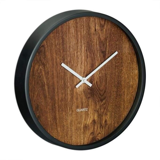 RXS Moderne veggklokke i trelook