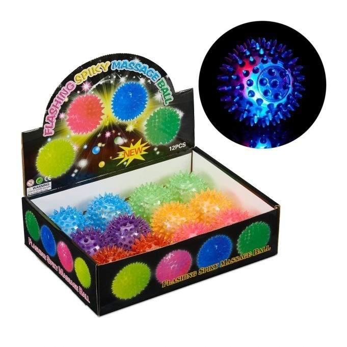 RXS 12 stk. Gummikuler med LED-lys