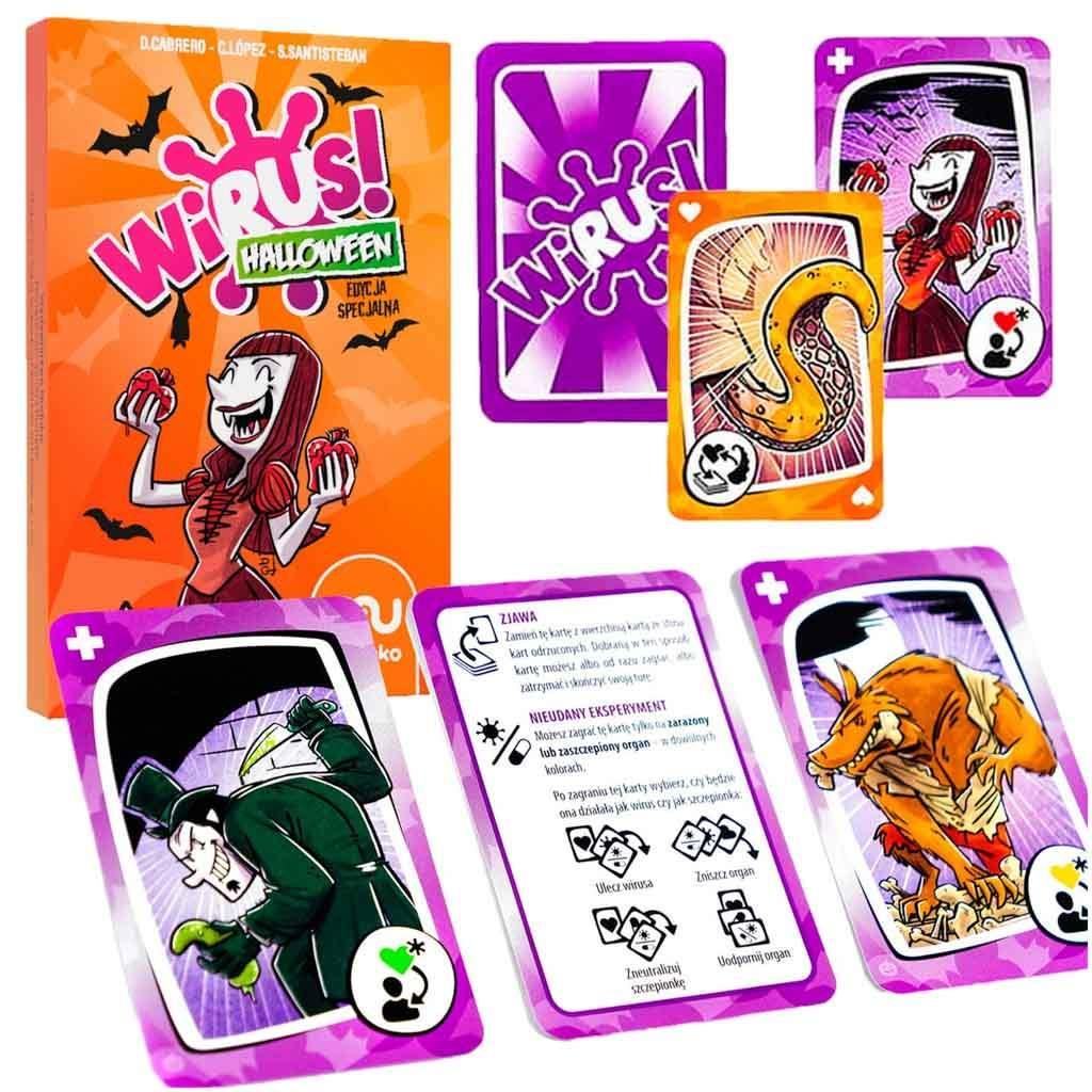 IKA MUDUKO Virus! Halloween. Et tillegg til verdens mest smittsomme selskapsspill 8+