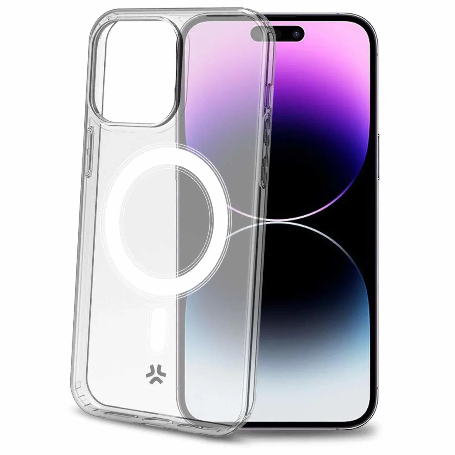 Celly Gelskin mag TPU-deksel MagSafe-kompatibel iPhone 15 Pro Max Transparent