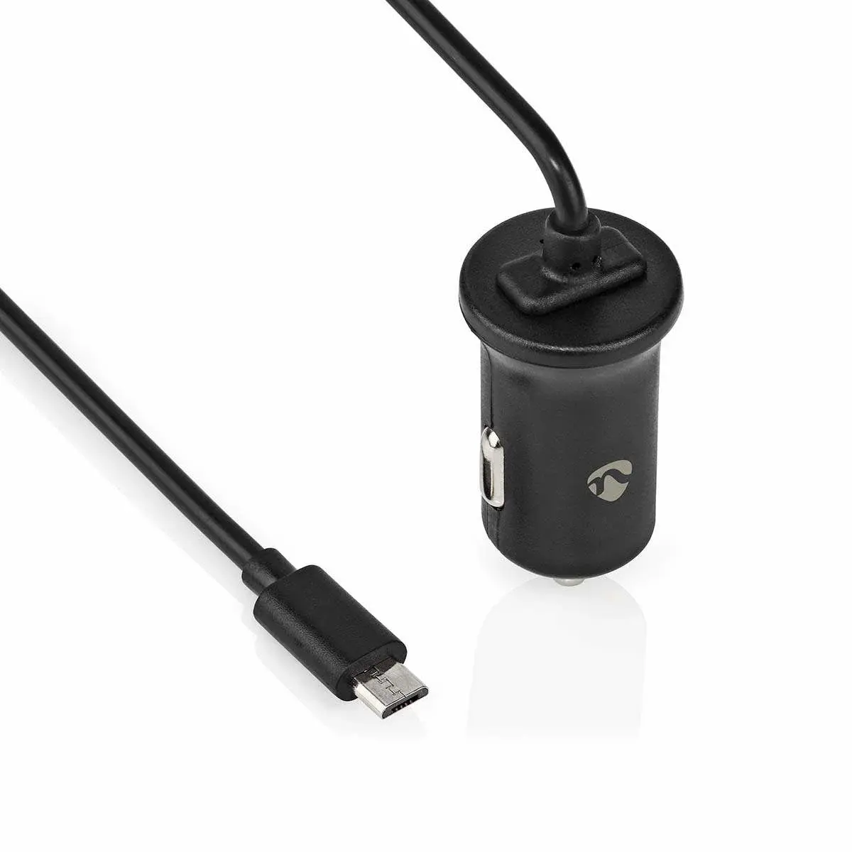 Nedis Billader | 12 W | 1x 2.4 A | Antall utganger: 1 | Micro USB (Fast) Kabel | 1.00 m | Single Voltage Output
