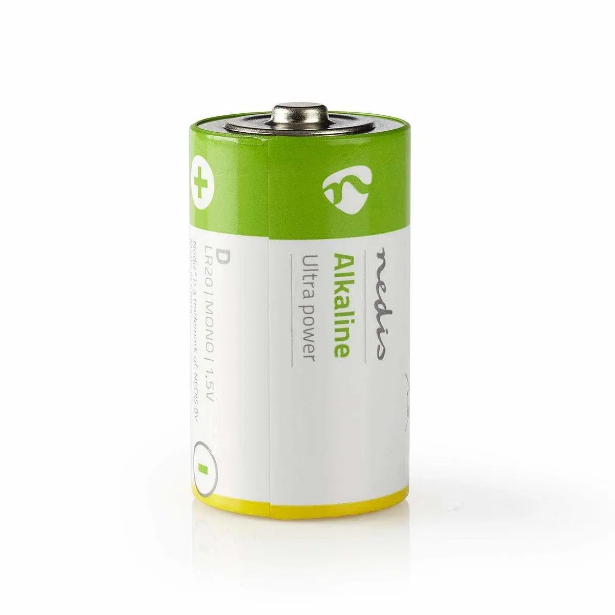 Nedis Alkalisk batteri D | 1.5 V DC | 2-Blister
