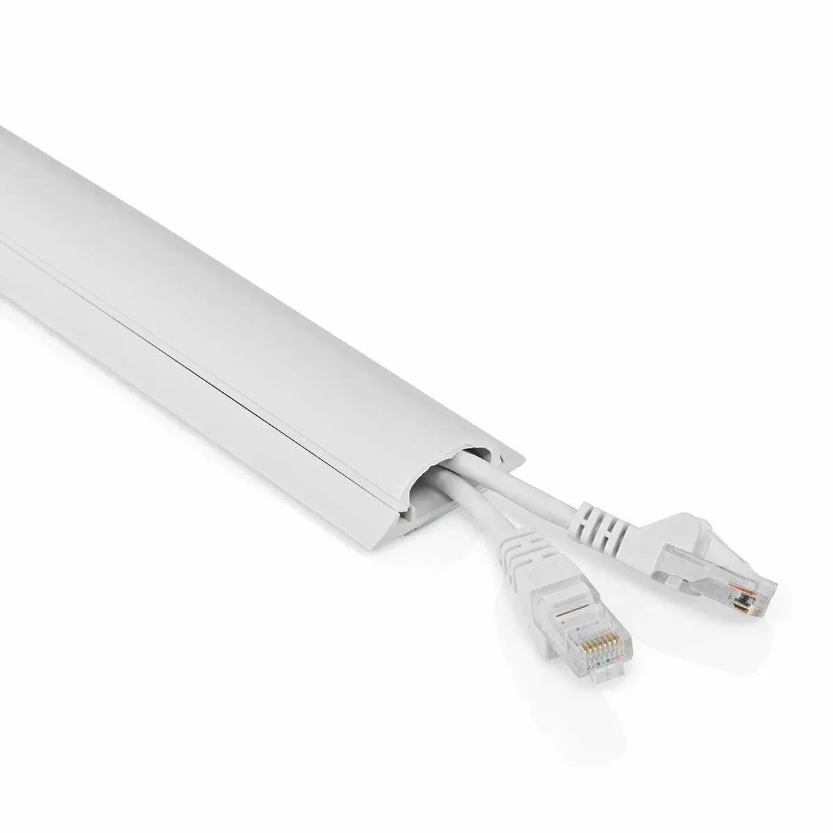 Nedis Kabel Ledelse | Kanal | 1 stk. | Maksimal kabeltykkelse: 16 mm | PVC | Hvit