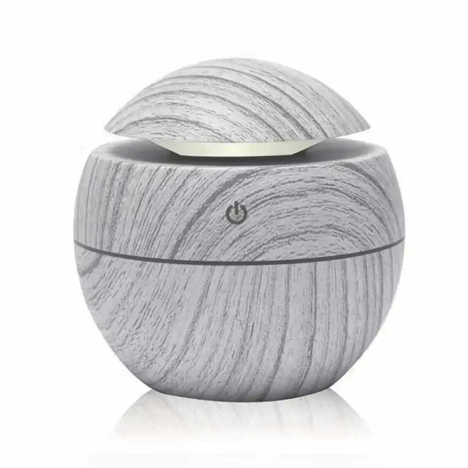 Herzberg Home & Living Herzberg Luftfukter Aromaoljediffusor Grå
