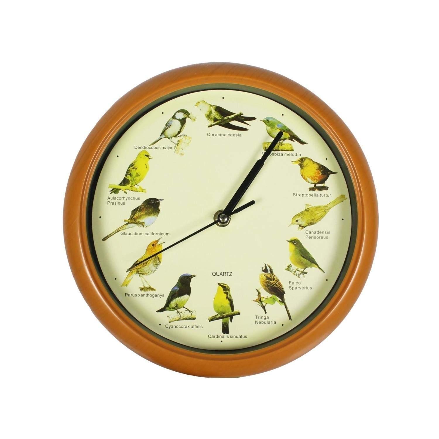 Genius Ideas Geniale ideer Veggklokke Birdsong Design