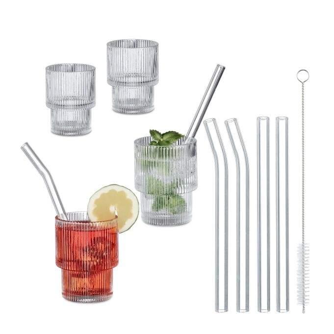 RXS Ribbede drikkeglass 4-pakning