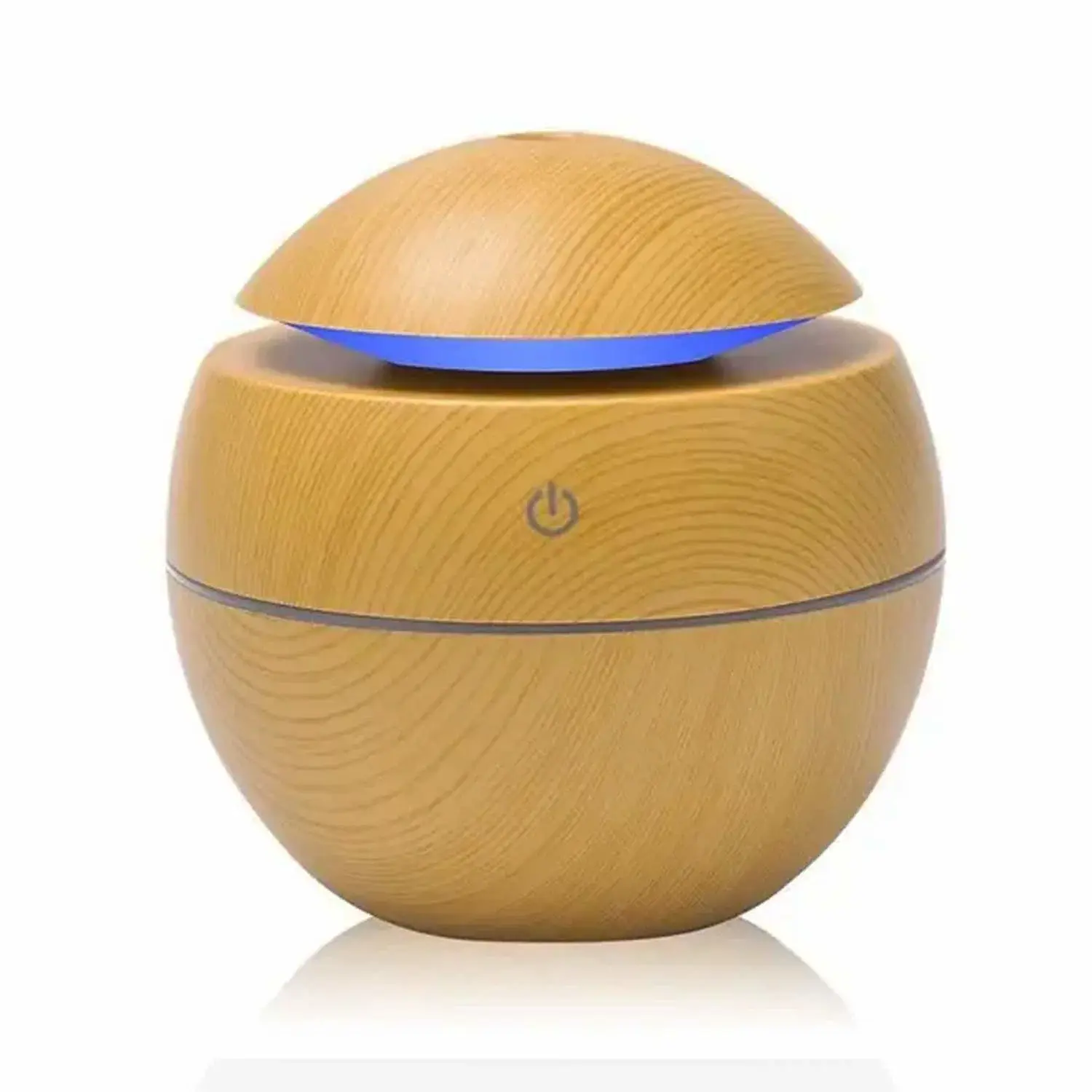 Herzberg Home & Living Herzberg Luftfukter Aroma Oil Diffuser Lett tre