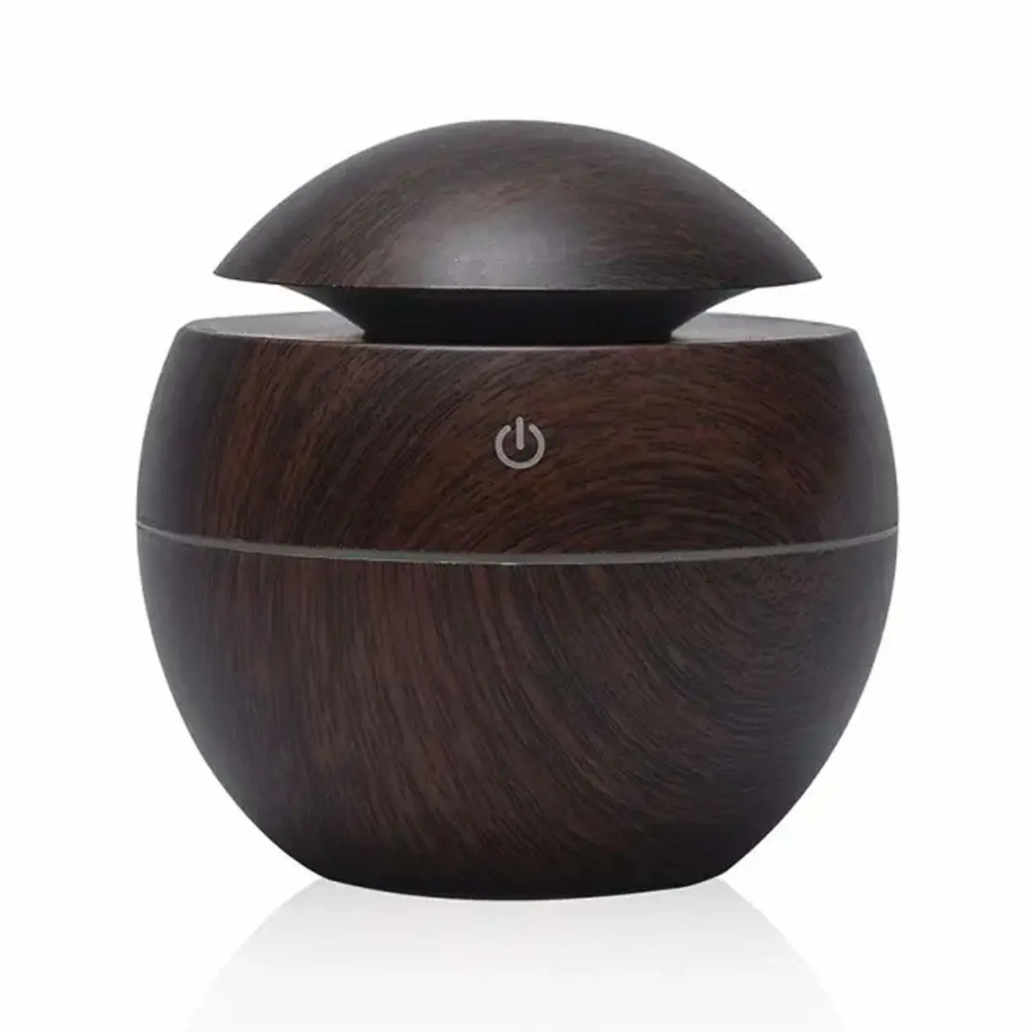 Herzberg Home & Living Herzberg Luftfukter Aroma Oil Diffuser Mørkt tre