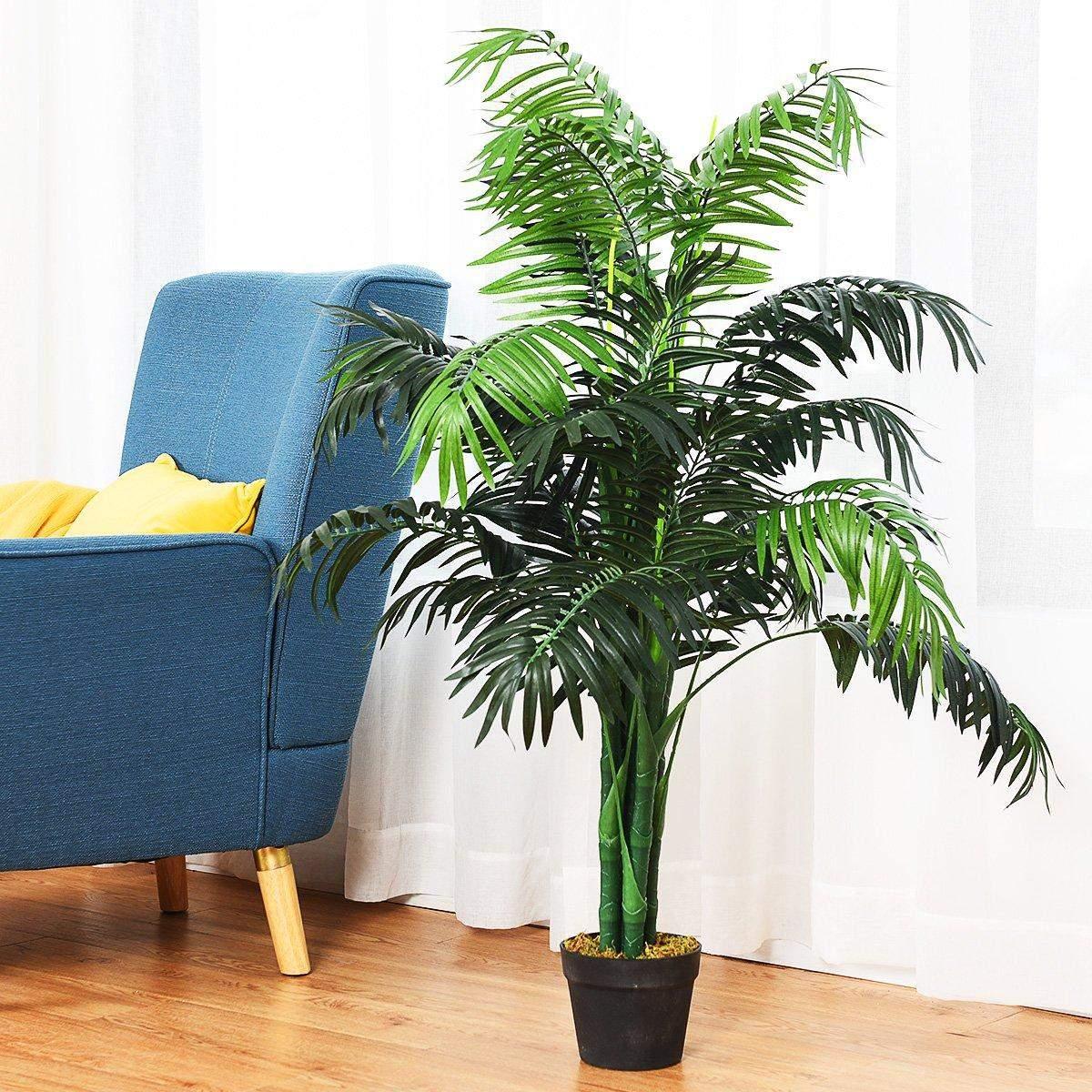 CWY Kunstig plante Brukbart kunstig palmetre 110cm/150cm-110cm