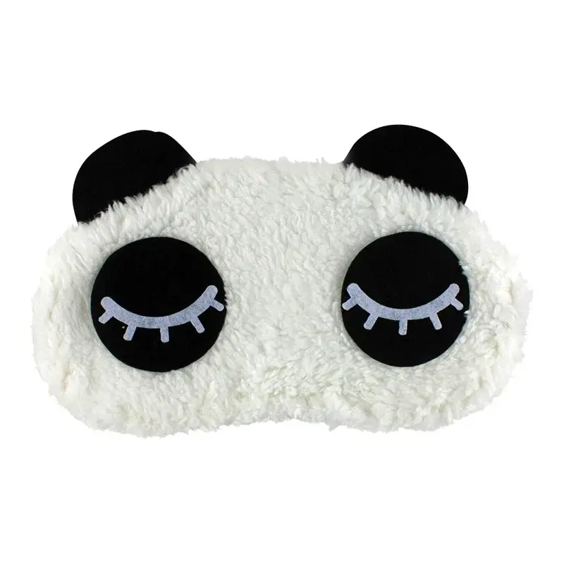 eStore Sovende Panda, Fluffy Sovemaske for reiser og avslapping