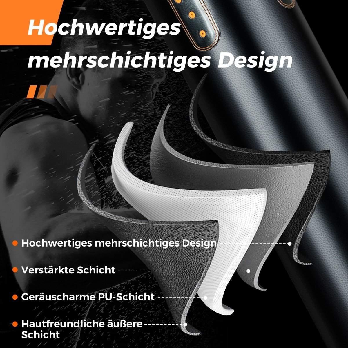 CWY Tung boksesekk for voksne 4 i 1 hengende boksesekk med 12OZ boksehansker