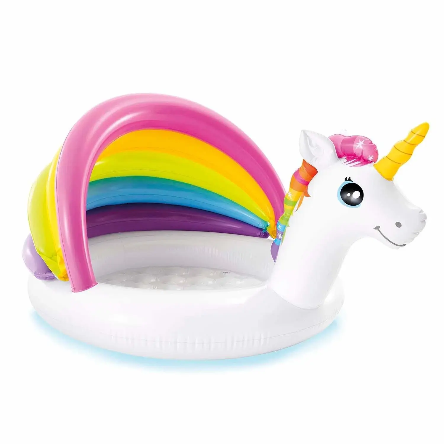 B2X Oppblåsbart plaskebasseng Unicorn 127 x 102 x 69 cm INTEX 57113