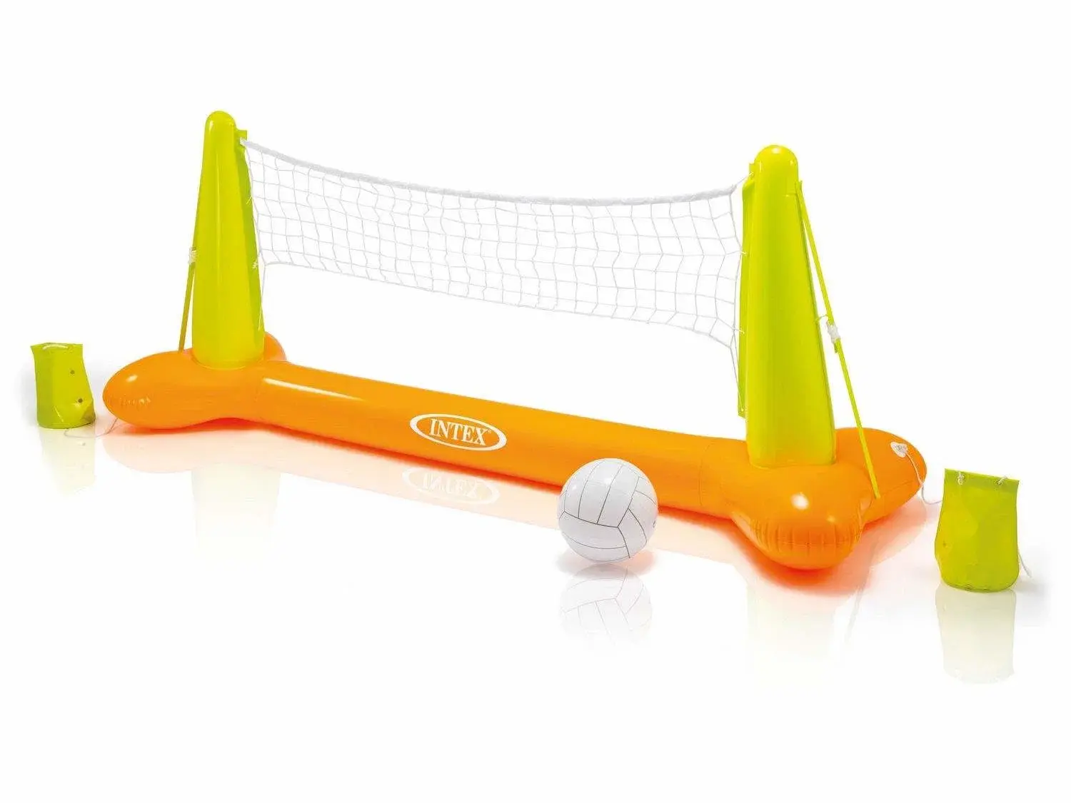 B2X Stor oppblåsbar bassengvolleyball + INTEX 56508 ball