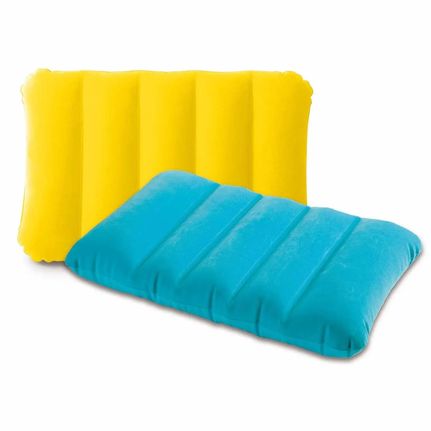 B2X Super oppblåsbar pute 43 x 28 x 9 cm INTEX 68676 blå