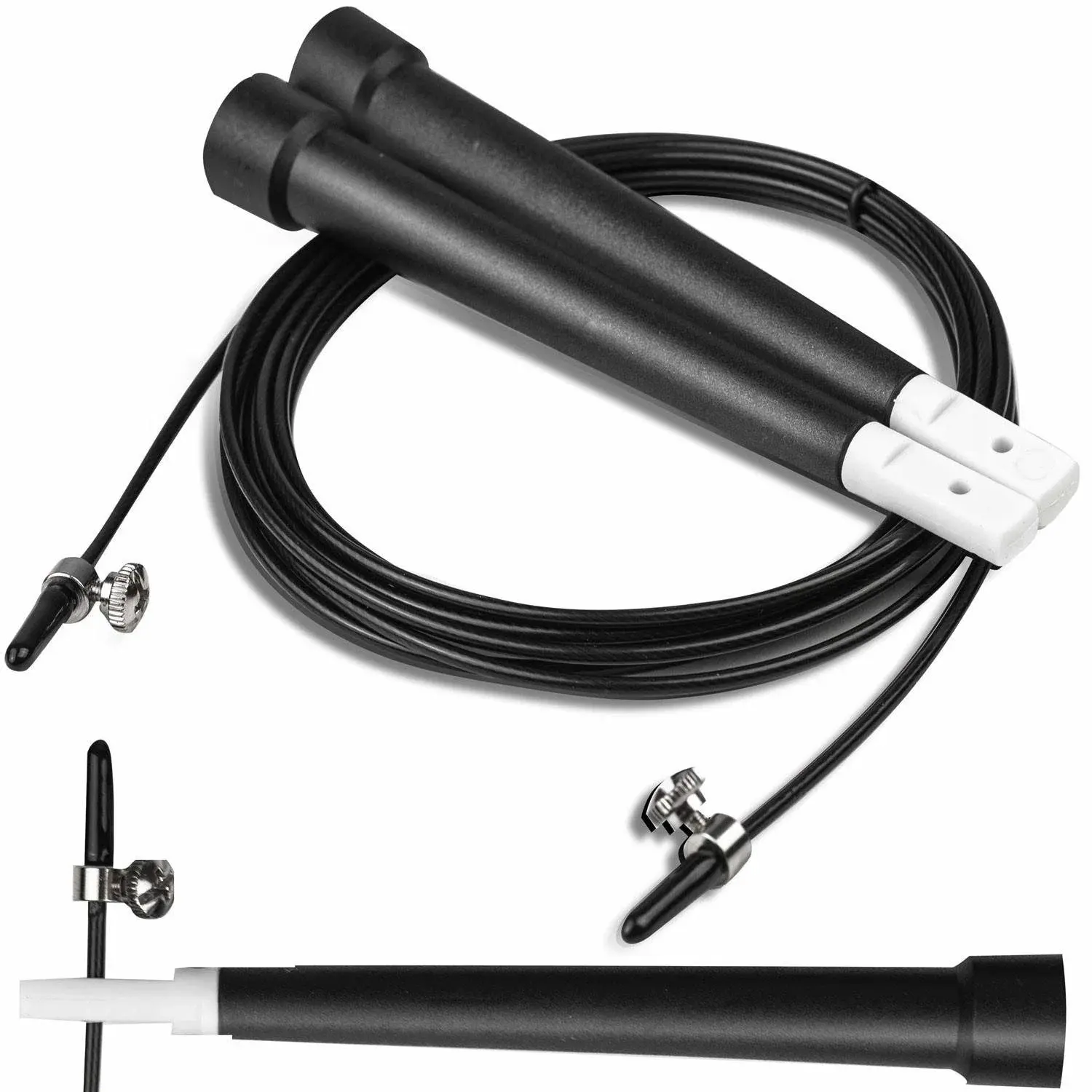 B2X Svart hoppetau for trening Neo-Sport NS-955