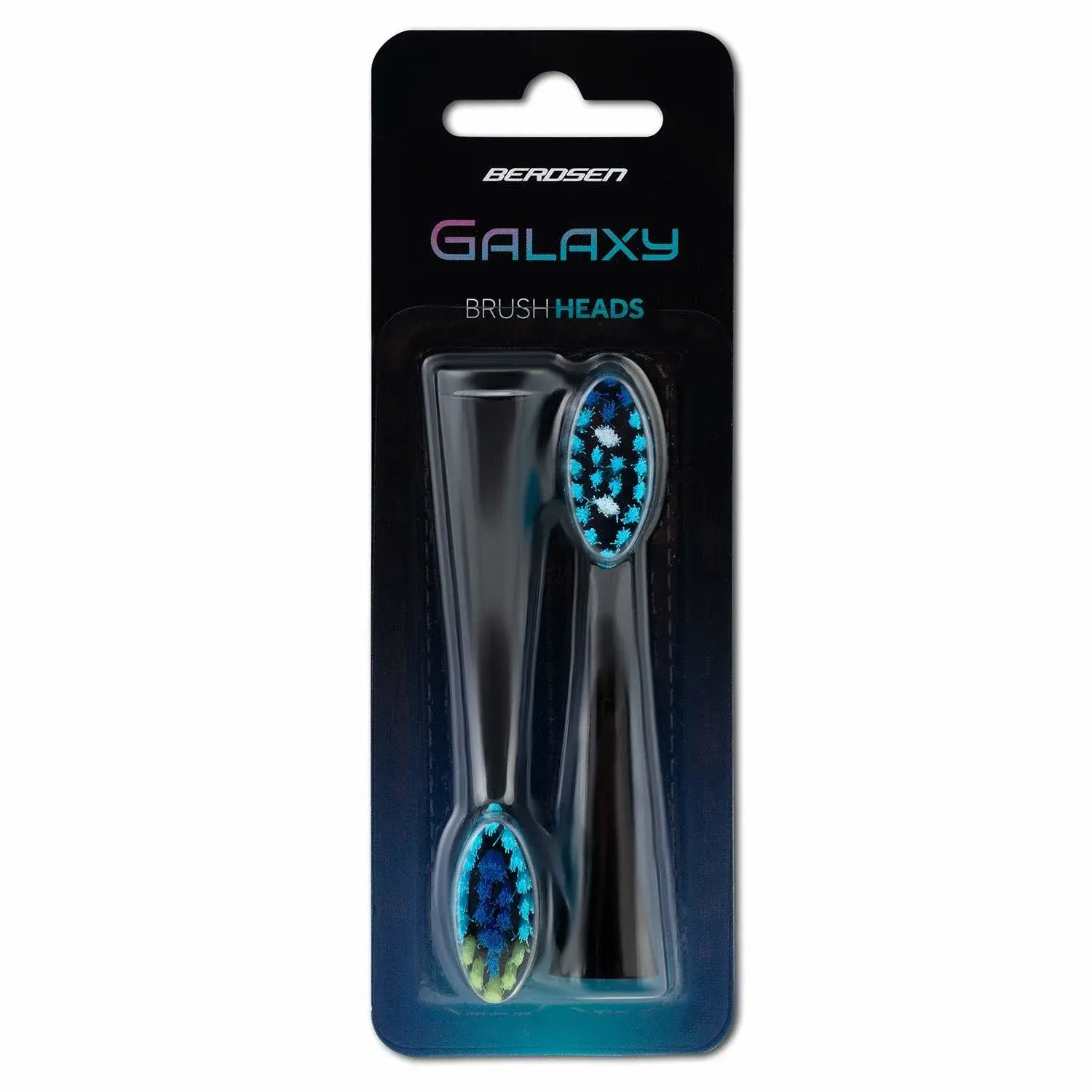 B2X Galaxy Berdsen soniske tannbørstehoder, 2 stk
