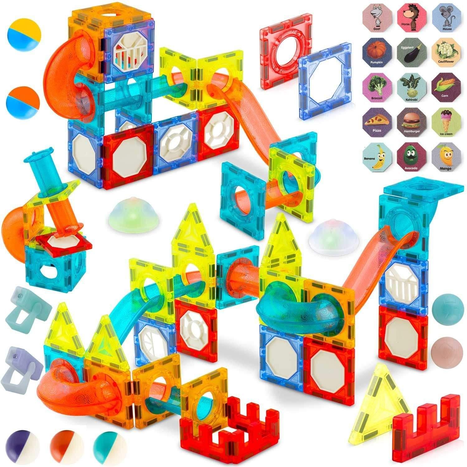 B2X Magnetiske byggeklosser med belysning RK-763 Ricokids