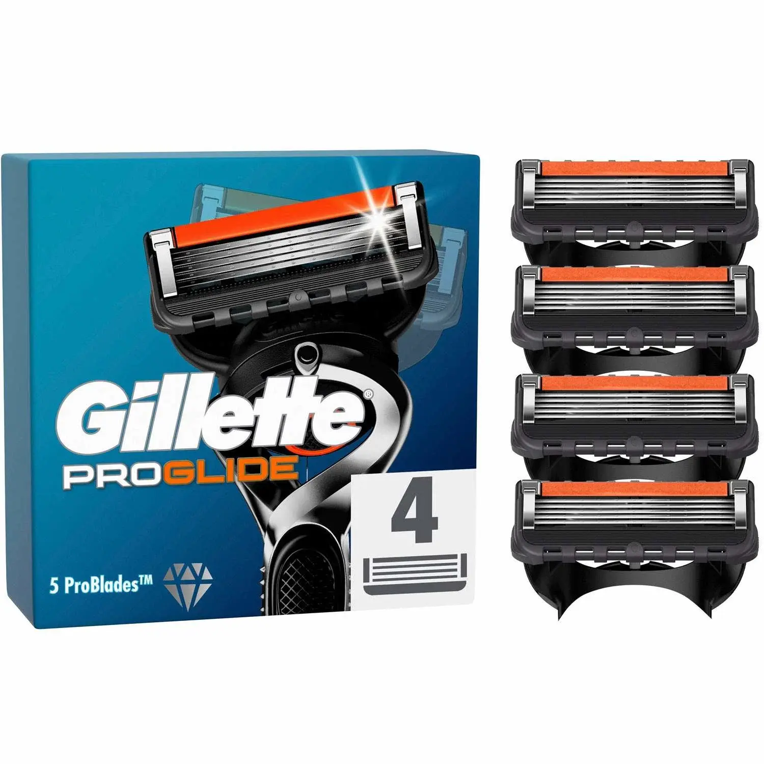 Gillette Barberblader Fusion ProGlide 4stk