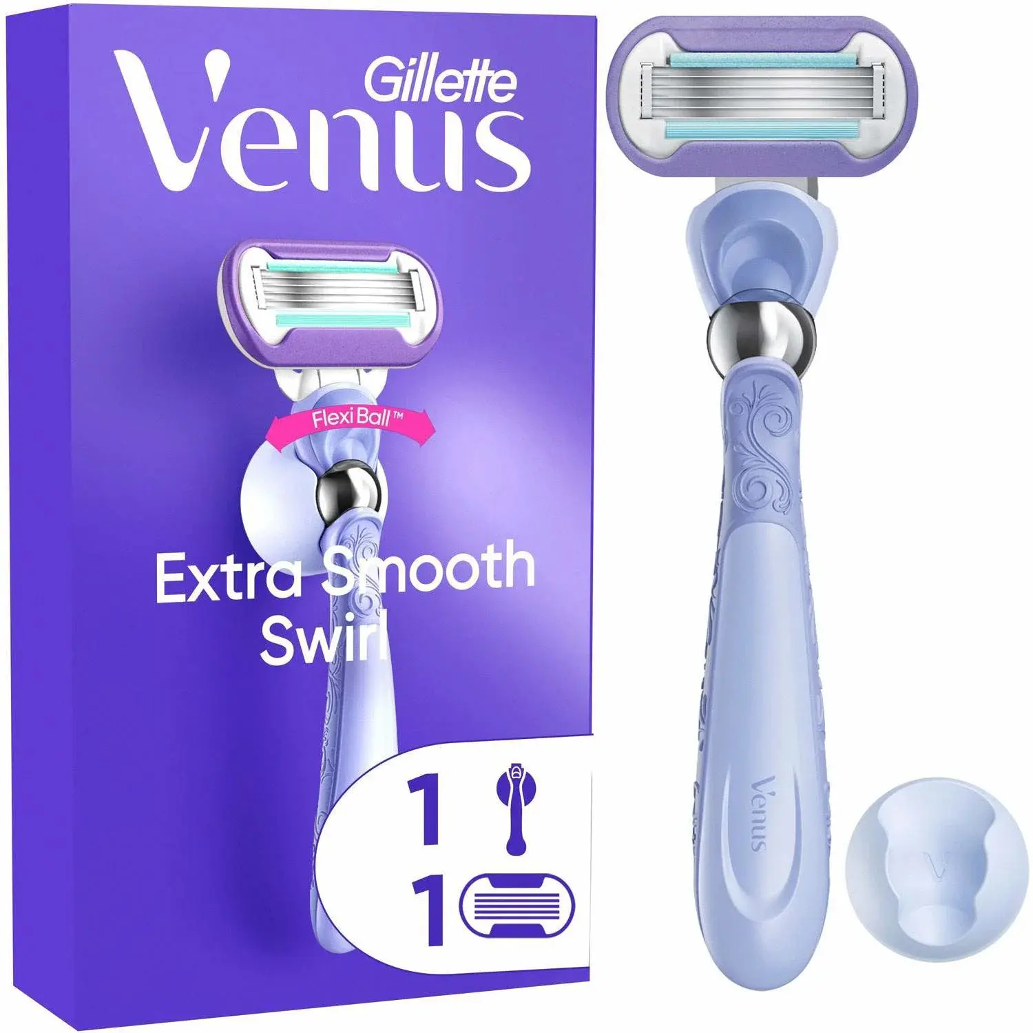 Gillette Razor Extra Smooth Swirl + 1 barberblad
