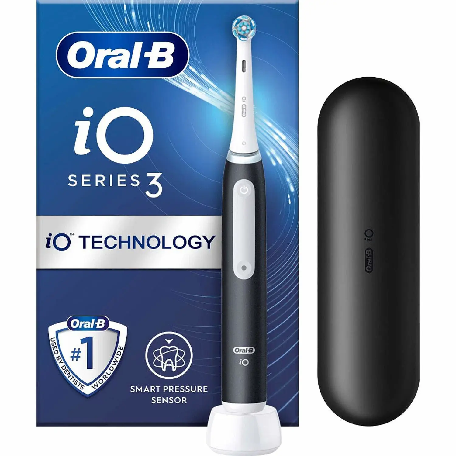 Oral B Elektrisk tannbørste iO3 Black + TC